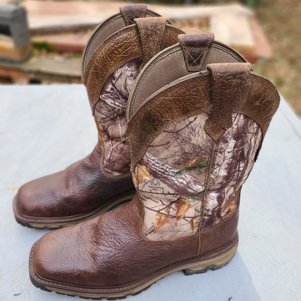 Ariat Pull On Work Boots,Thinsulate Ultra 400 gram,Men's Size 11D